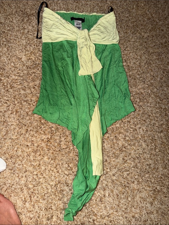 Tops - Guess collection Green Draped Strapless Top size XS